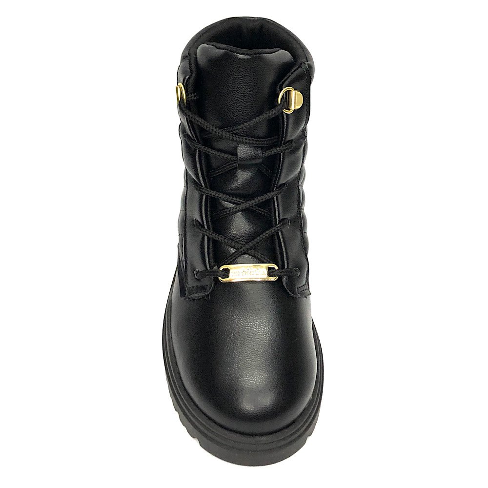 Bota Molekinha Coturno Infantil 2179.201 Preto Preto 4