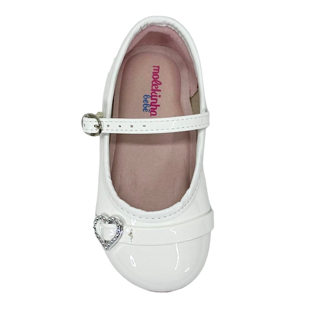 Sapatilha Molekinha Bebê 2106.1050 Branco Branco 4