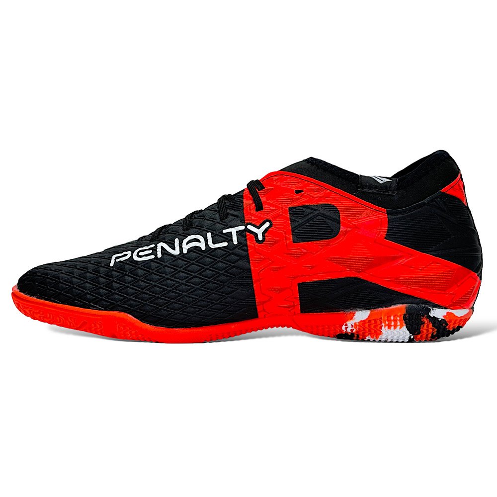 Chuteira Penalty Futsal RX Locker Y-3 124255 Preto Coral Preto 3