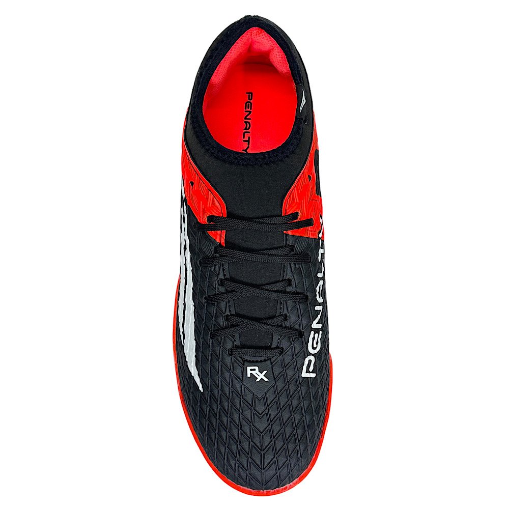 Chuteira Penalty Futsal RX Locker Y-3 124255 Preto Coral Preto 4
