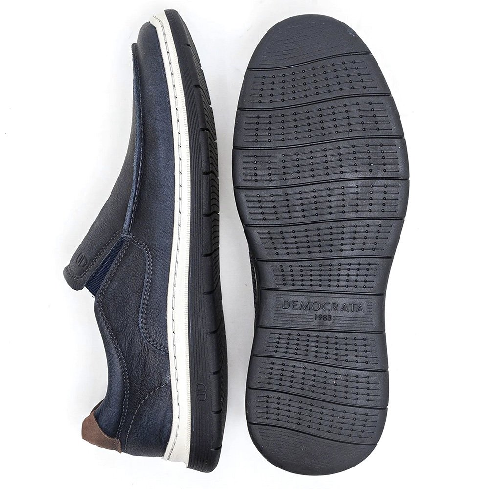 Sapatênis Democrata Casual Easy Leave 245201 Azul navy Azul 4