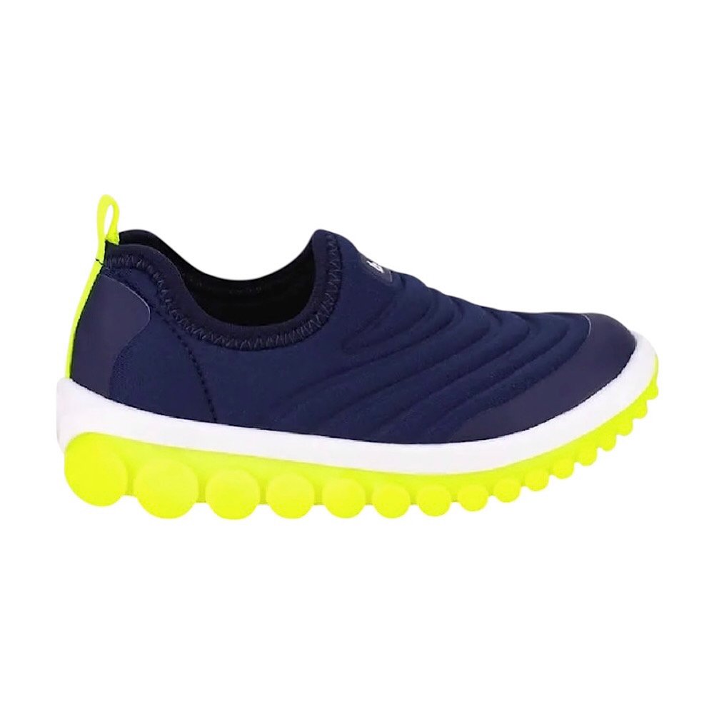 Tênis Bibi Infantil Roller 2.0 1155014 Marinho/Amarelo Naval/Amarelo 2