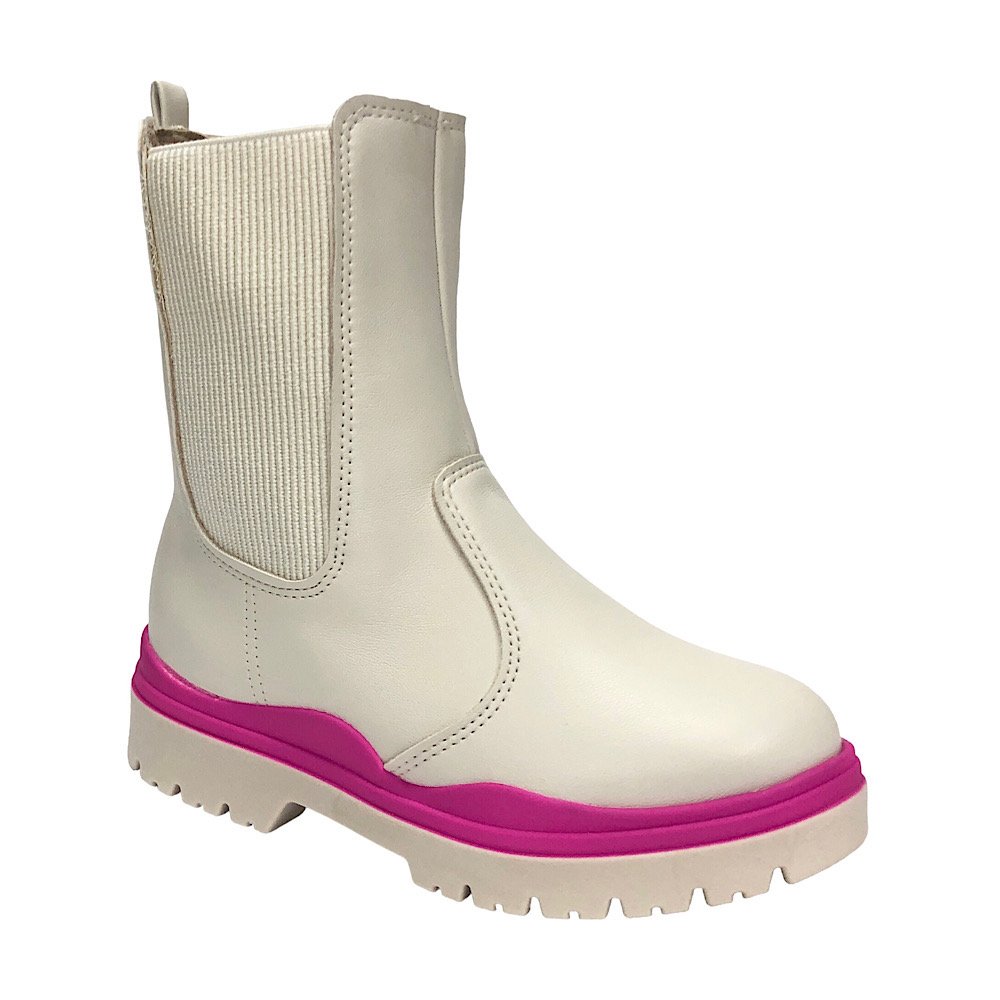 Bota Molekinha Infantil 2179.100 Off White Branco 1