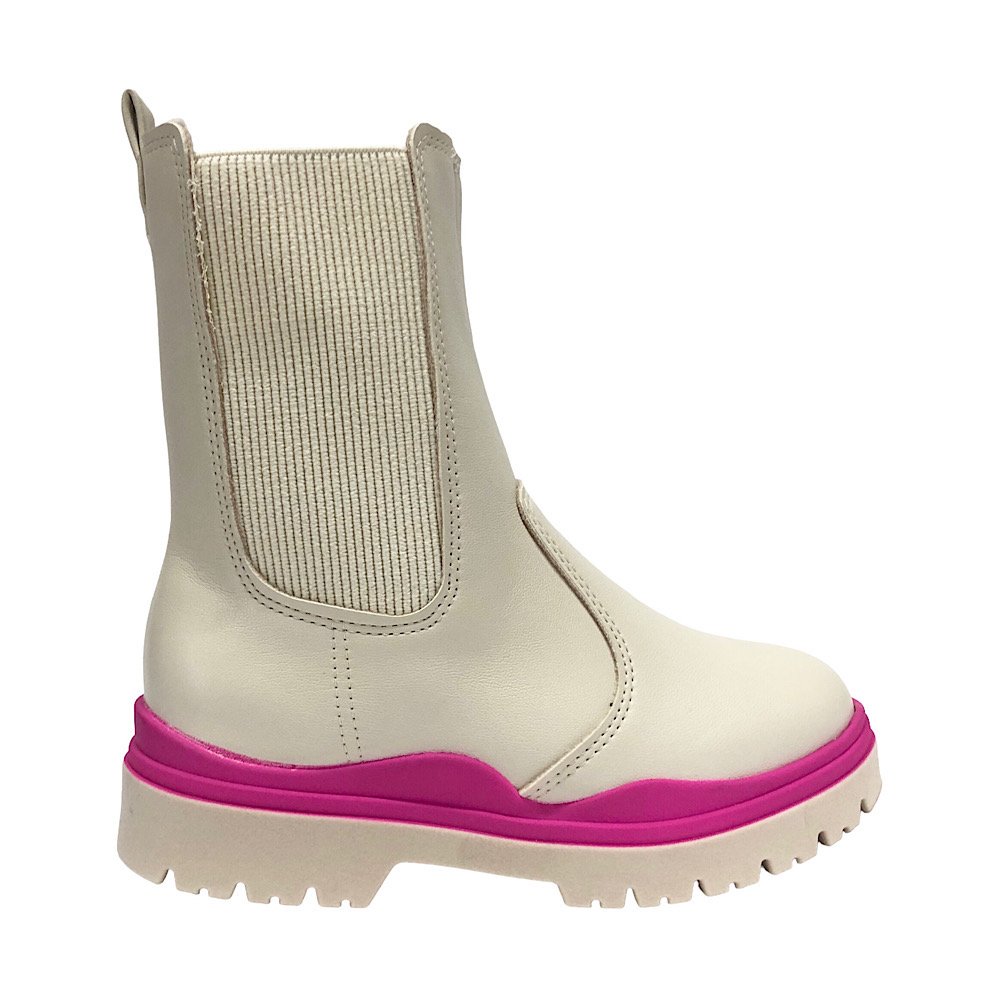 Bota Molekinha Infantil 2179.100 Off White Branco 2