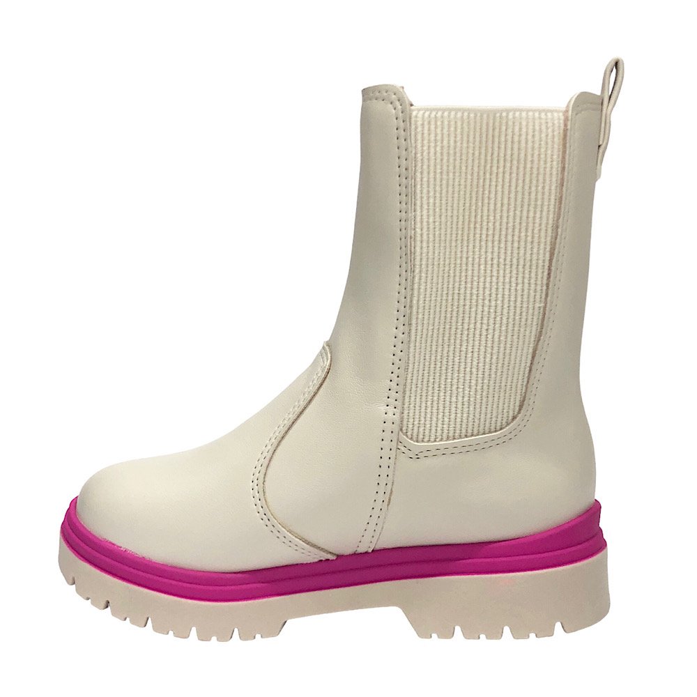 Bota Molekinha Infantil 2179.100 Off White Branco 3