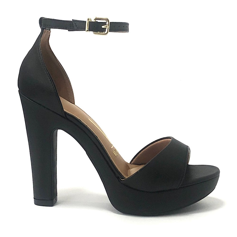 Sandália Vizzano Feminina Salto Alto 6292.217 Preto Preto 2