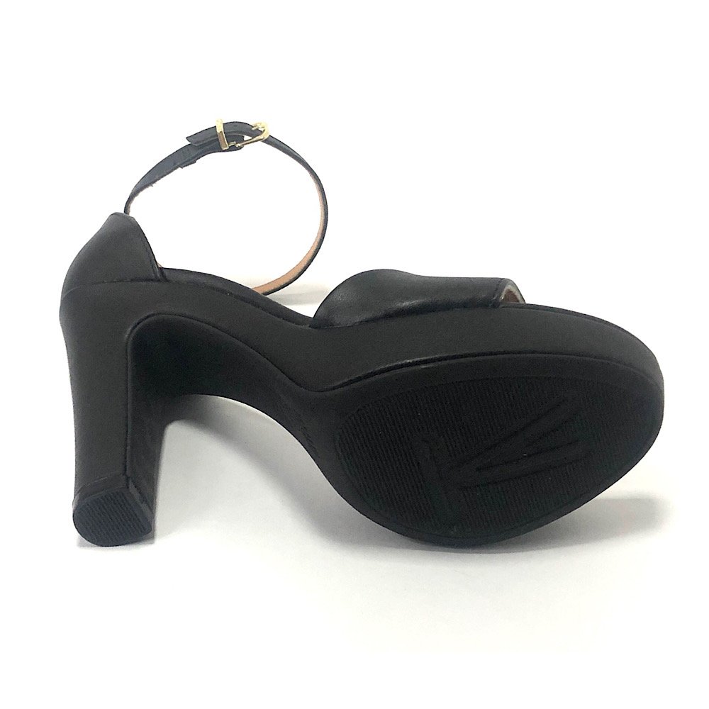 Sandália Vizzano Feminina Salto Alto 6292.217 Preto Preto 6