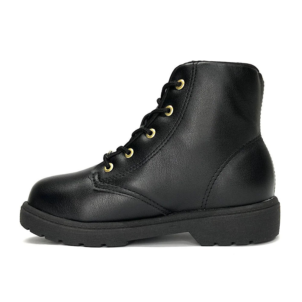 Bota Molekinha Coturno Infantil 2164.130 Preta Preto 3