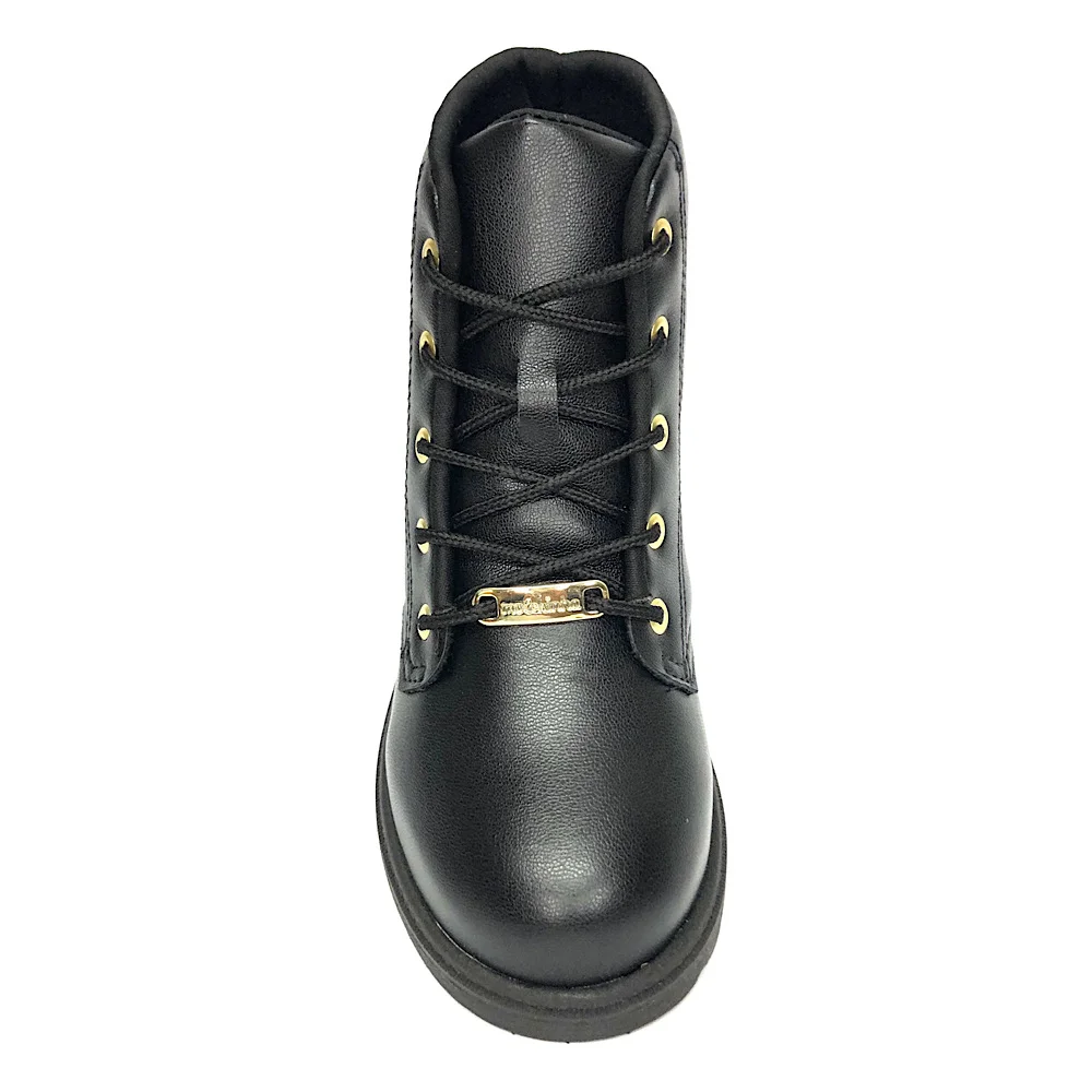 Bota Molekinha Coturno Infantil 2164.130 Preta Preto 4