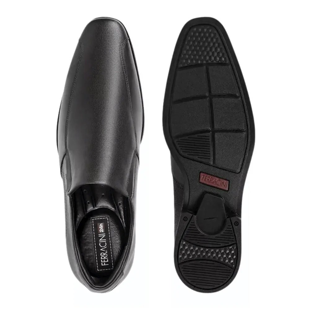 Sapato Ferracini Masculino London 4461-281G Preto Preto 3