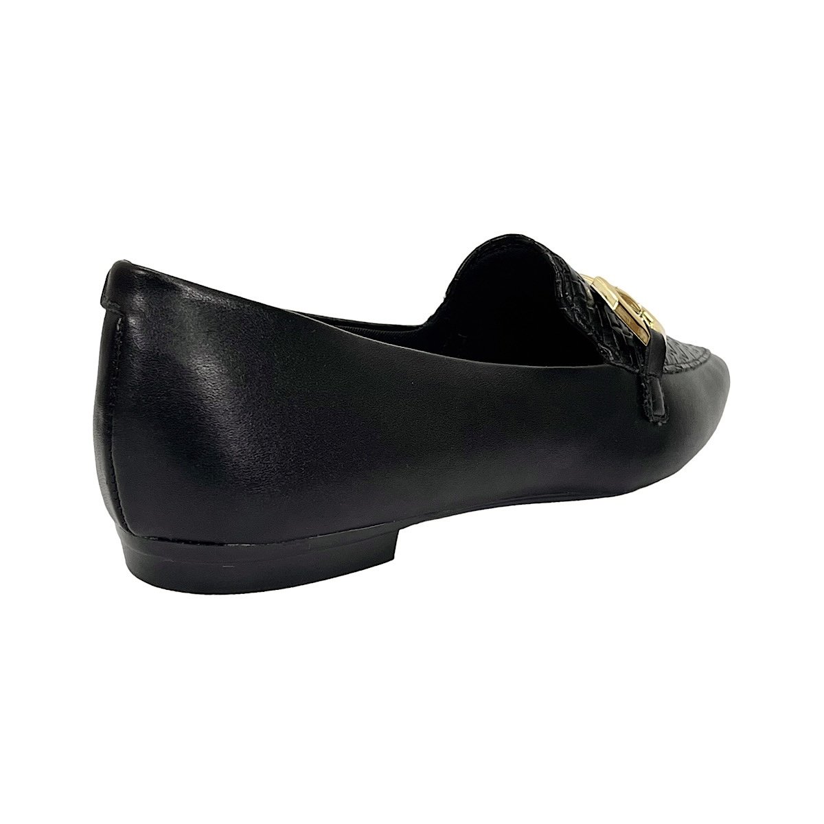 Sapatilha Loafer Sua Cia Bico Quadrado 8222.15611 Preto Preto 5