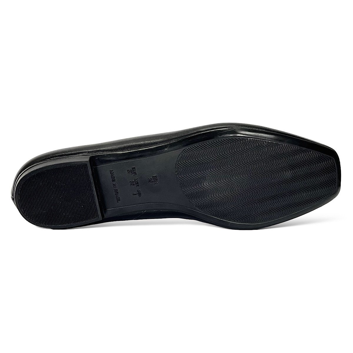 Sapatilha Loafer Sua Cia Bico Quadrado 8222.15611 Preto Preto 6