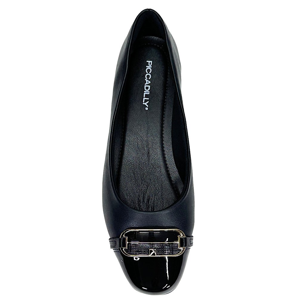 Sapatilha Piccadilly Stretch Soft 250229 Preto Preto 4