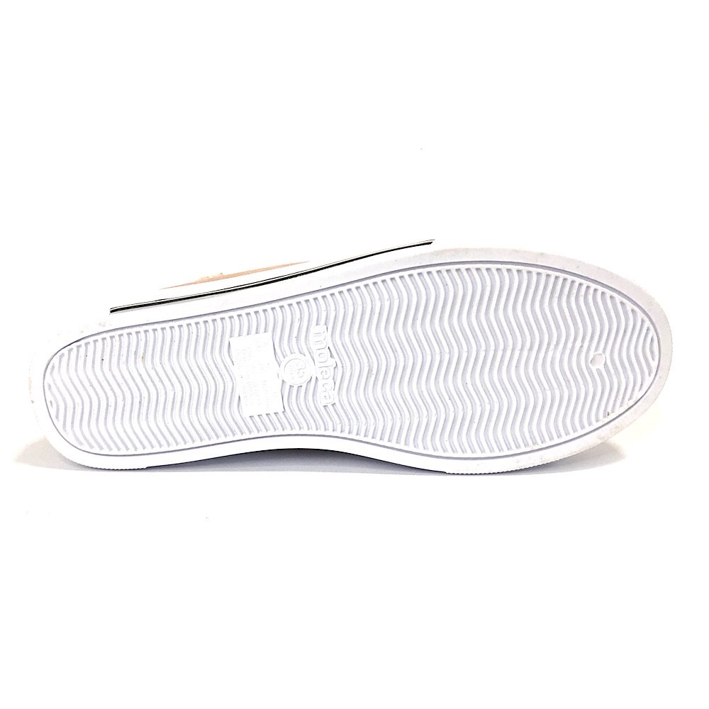 Tênis Moleca Casual Lona Desfiado 5667.322 Bege 6