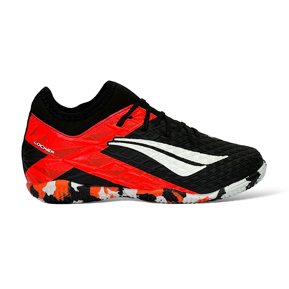 Chuteira Penalty Futsal RX Locker Kids Y-3 126255 Preto Coral Preto 1