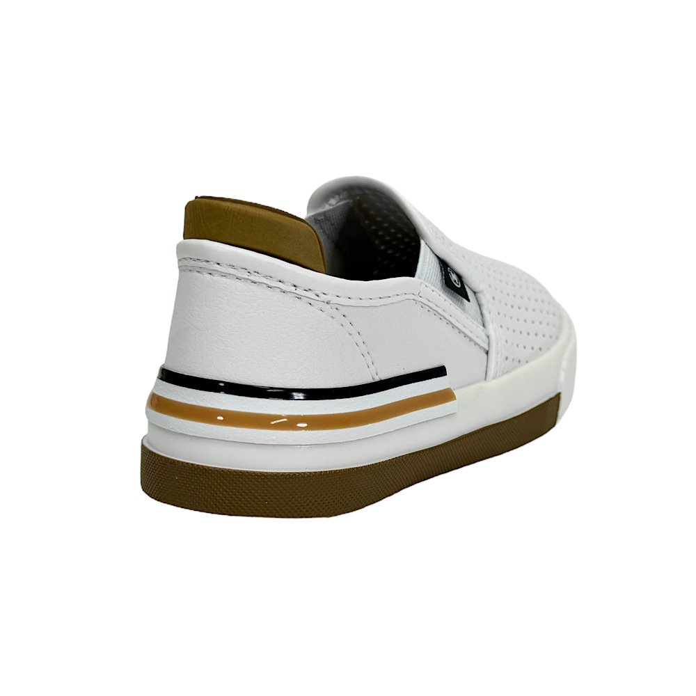 Tênis Molekinho Bebê Calce Fácil 2615.100 Branco/Caramelo Branco 5