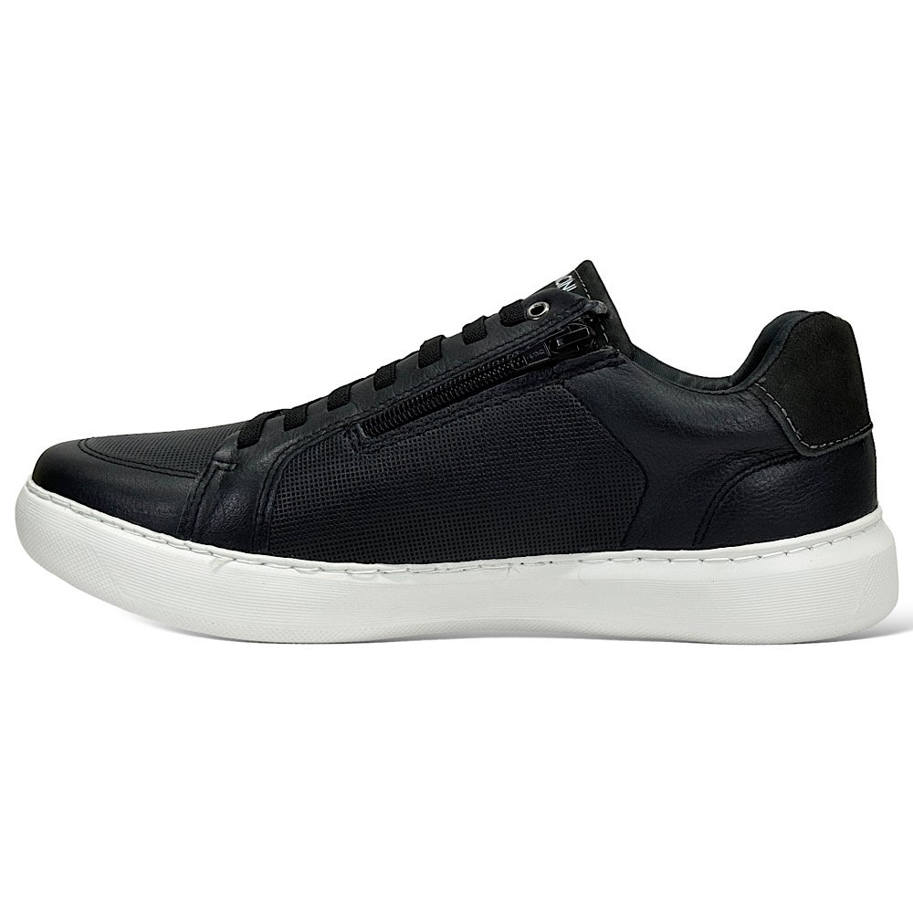 Sapatênis Ferracini Marvin Masculino 7318-683A Preto Preto 3