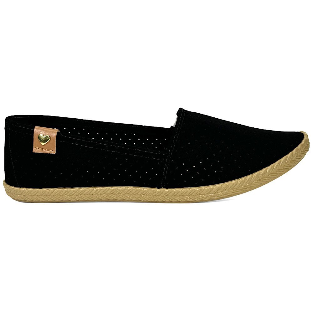 Sapatilha Moleca Alpargata 5287.210 Nobuck Preto 2