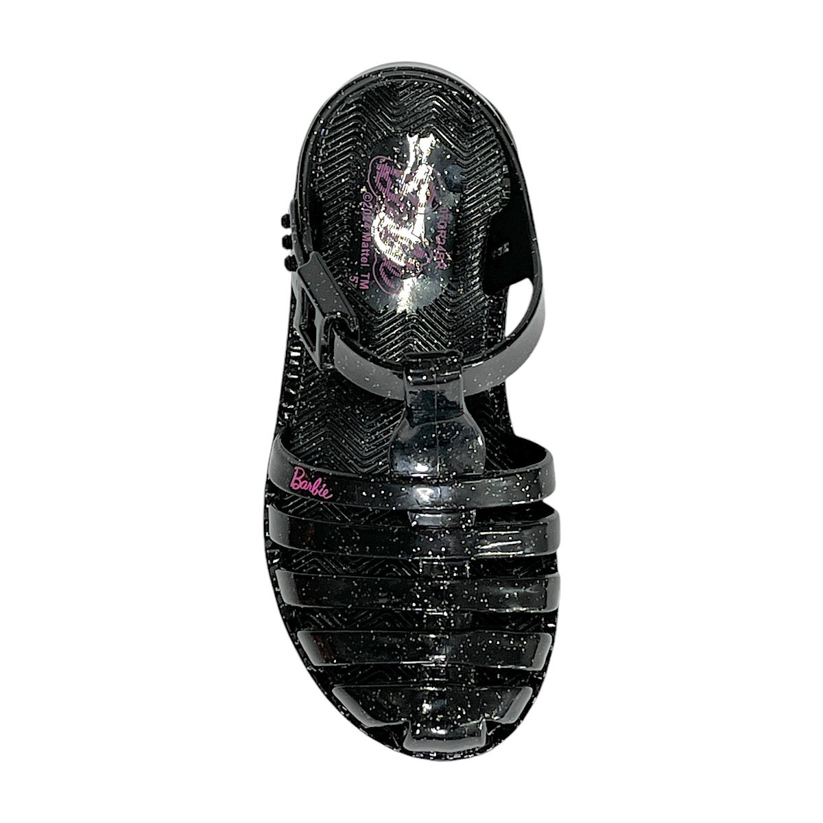 Sandália Barbie Duo Aranha 22459 Preto Glitter Preto 4