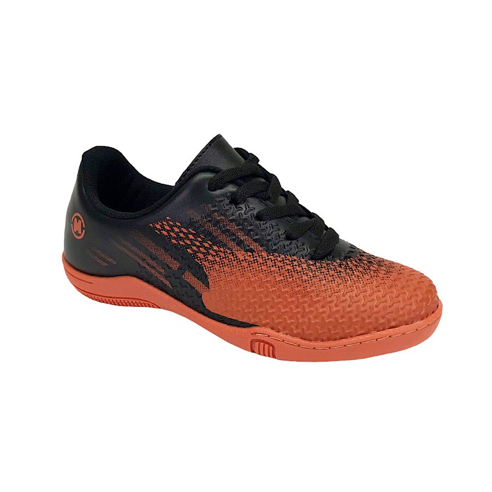 Chuteira Futsal Molekinho 2808.329 Preto/Laranja