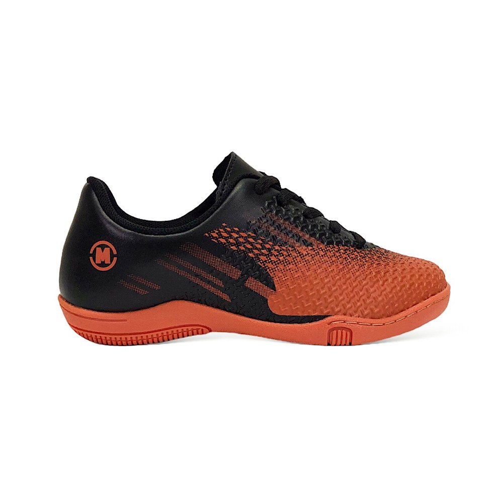 Chuteira Futsal Molekinho 2808.329 Preto/Laranja Preto 2