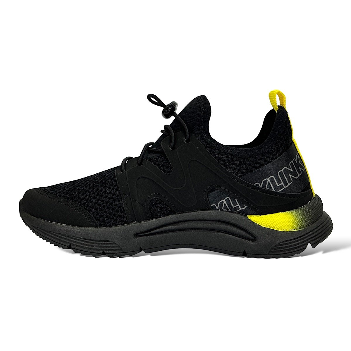 Tênis Klin Infantil New Sport 480020 Preto Amarelo Preto 3