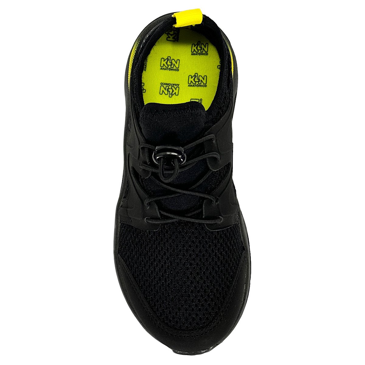 Tênis Klin Infantil New Sport 480020 Preto Amarelo Preto 4