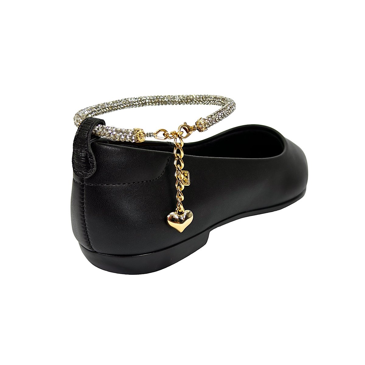 Sapatilha Santinelli Bico Fino 1266-554 Preto Preto 5