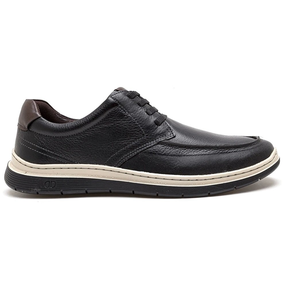 Sapato democrata Casual Easy Leave 245202 Preto Preto 1