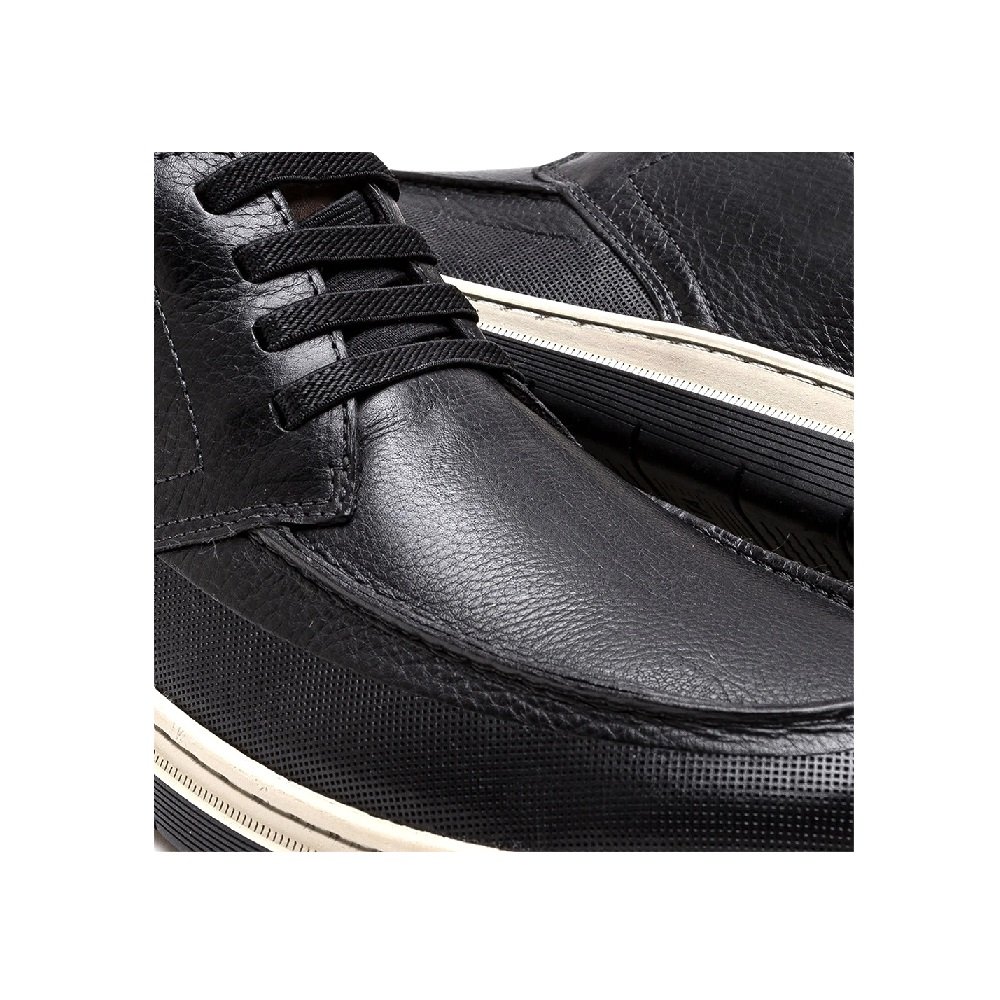 Sapato democrata Casual Easy Leave 245202 Preto Preto 3