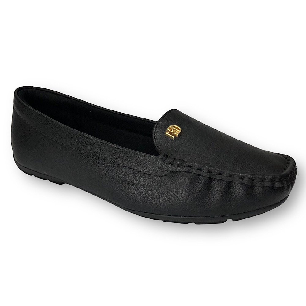 Sapato Modare Mocassim feminino 7035.634 Preto Preto 1