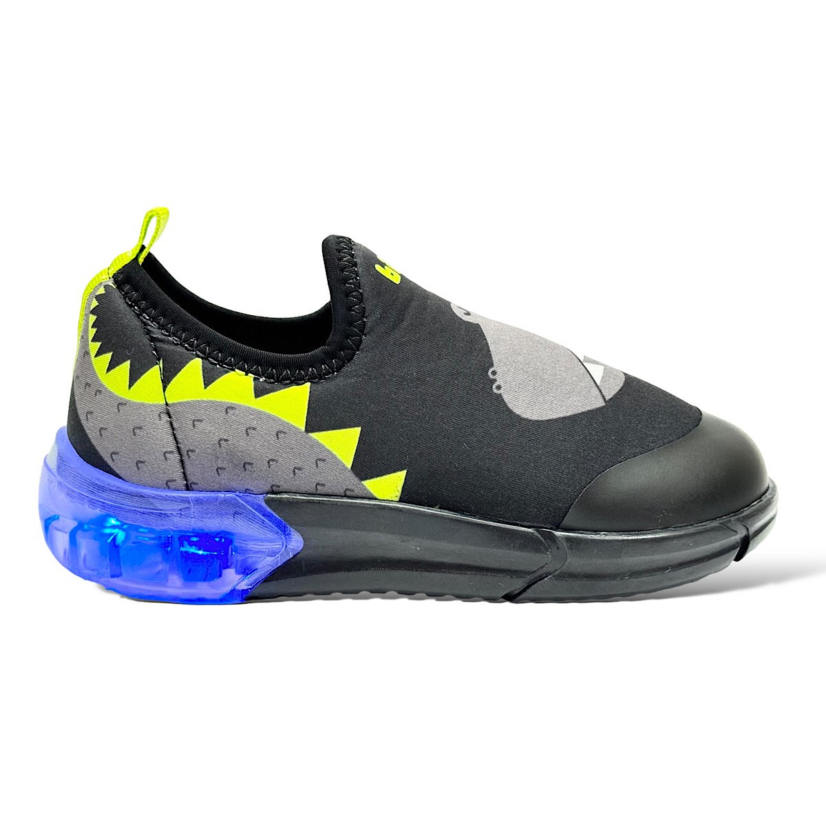 Tênis Bibi Space Led Dino 1228070 Preto Citrus Preto 2