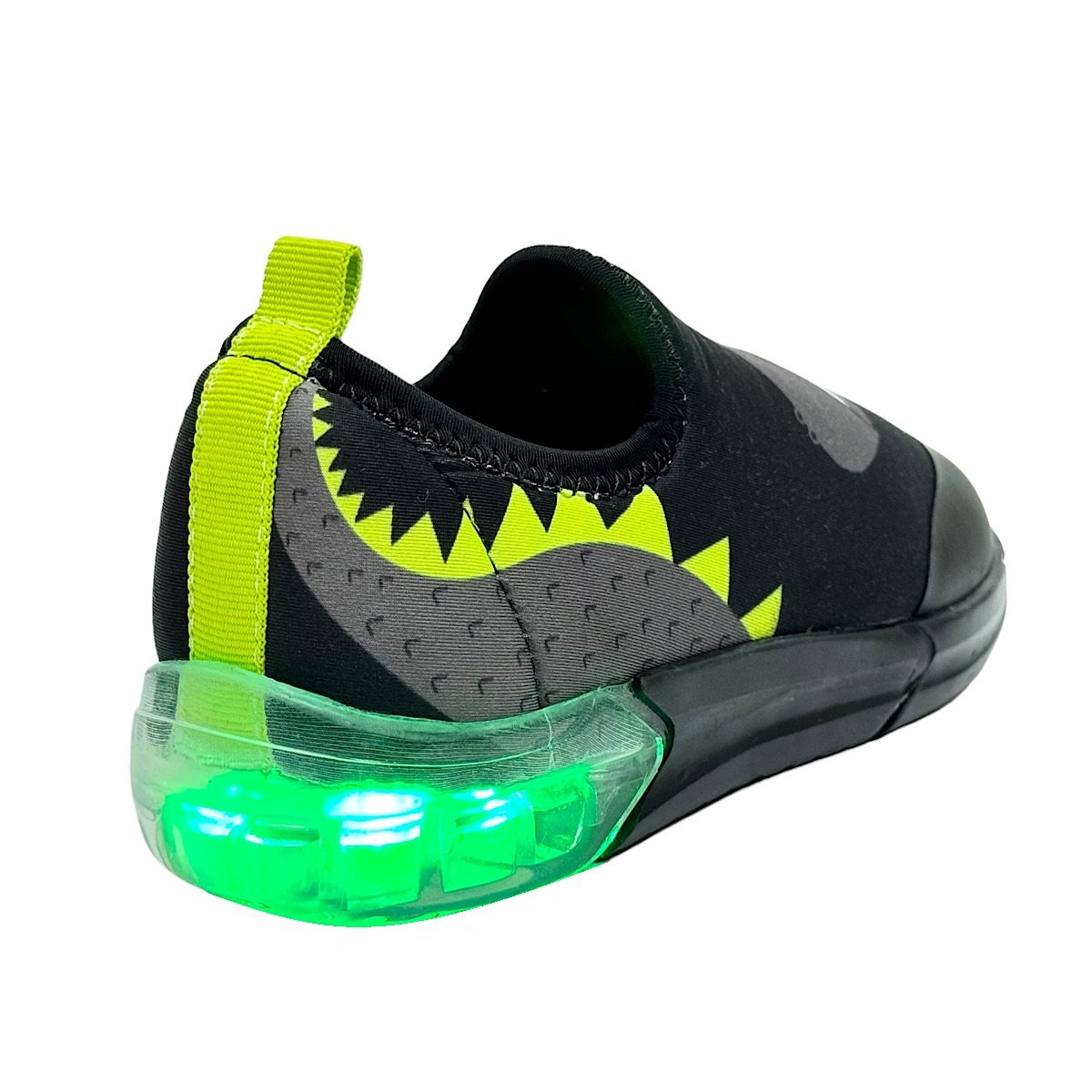 Tênis Bibi Space Led Dino 1228070 Preto Citrus Preto 5