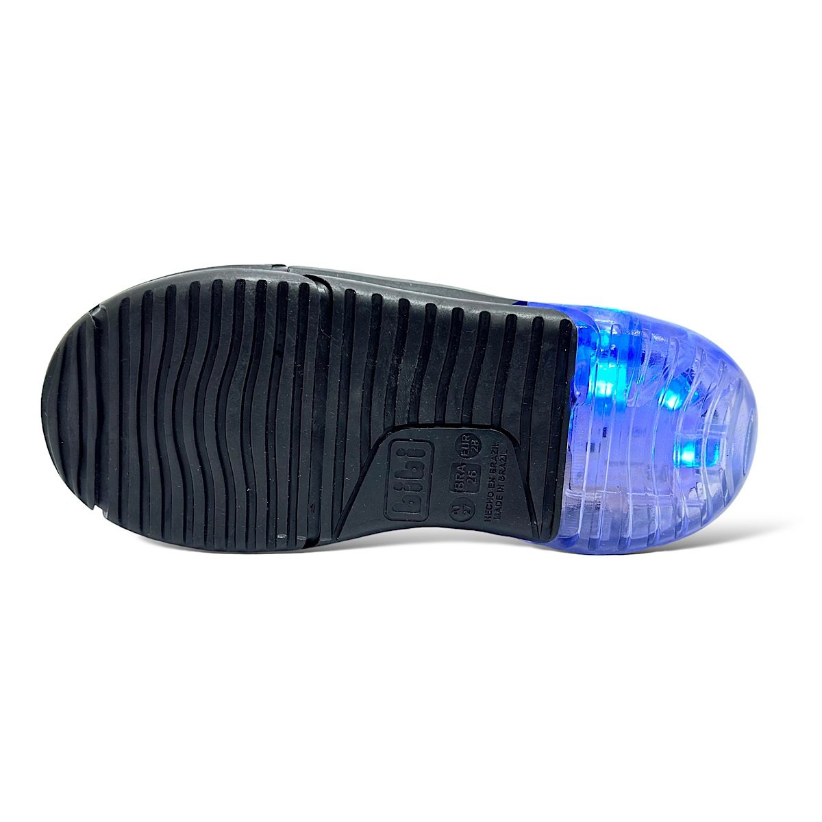 Tênis Bibi Space Led Dino 1228070 Preto Citrus Preto 6