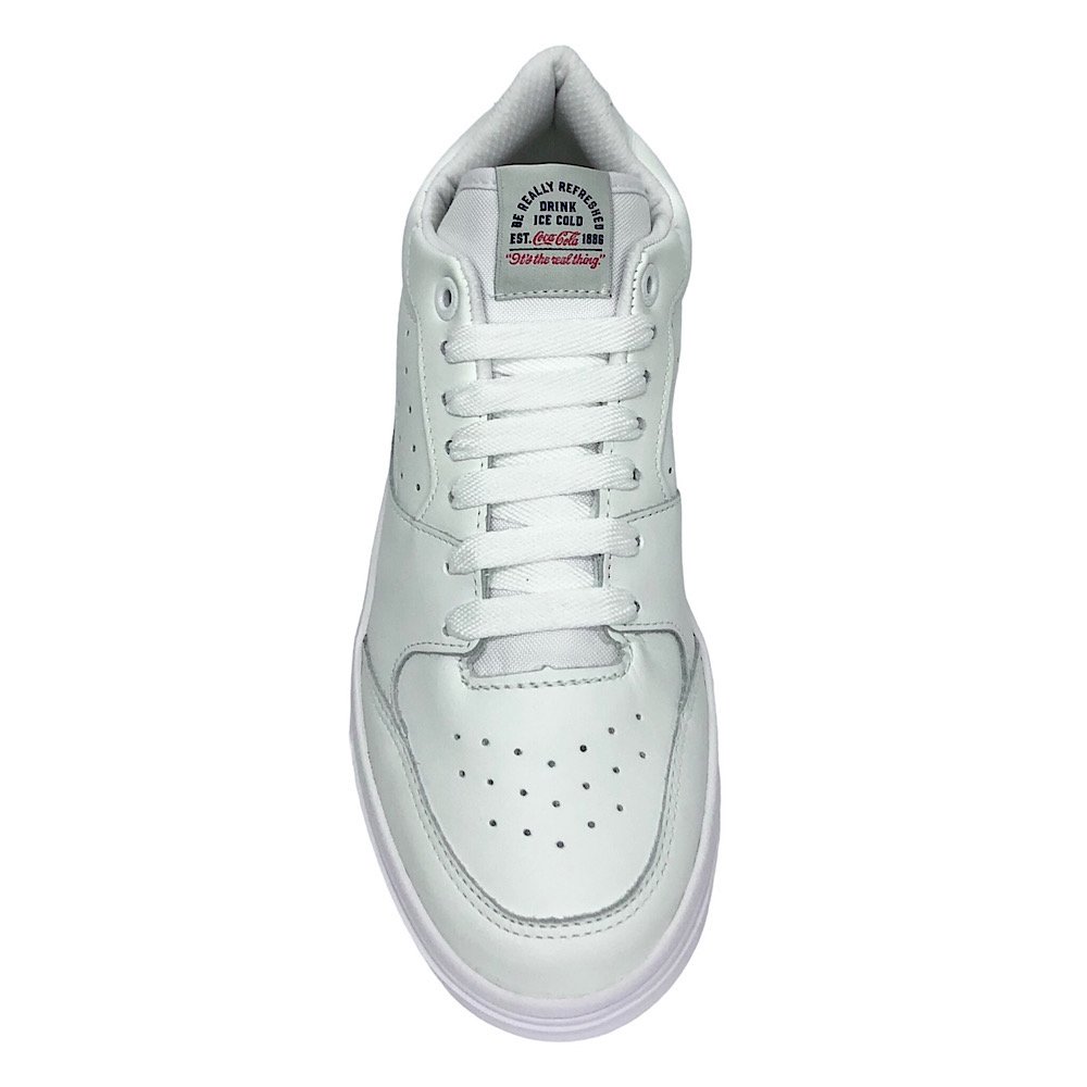 Tênis Coca Cola March Limited Leather CC2242 Branco Masculino Branco 4