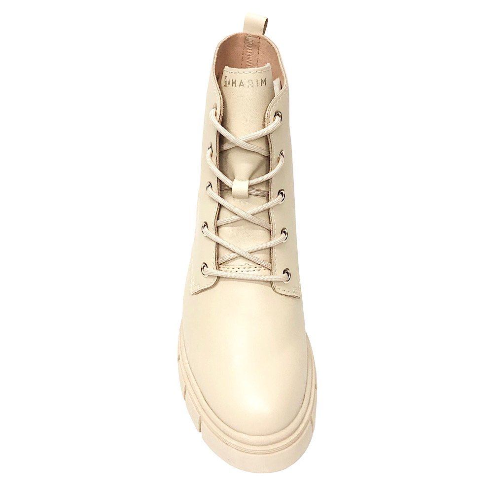 Bota Ramarim Coturno Tratorado 11121 Aveia Branco 4