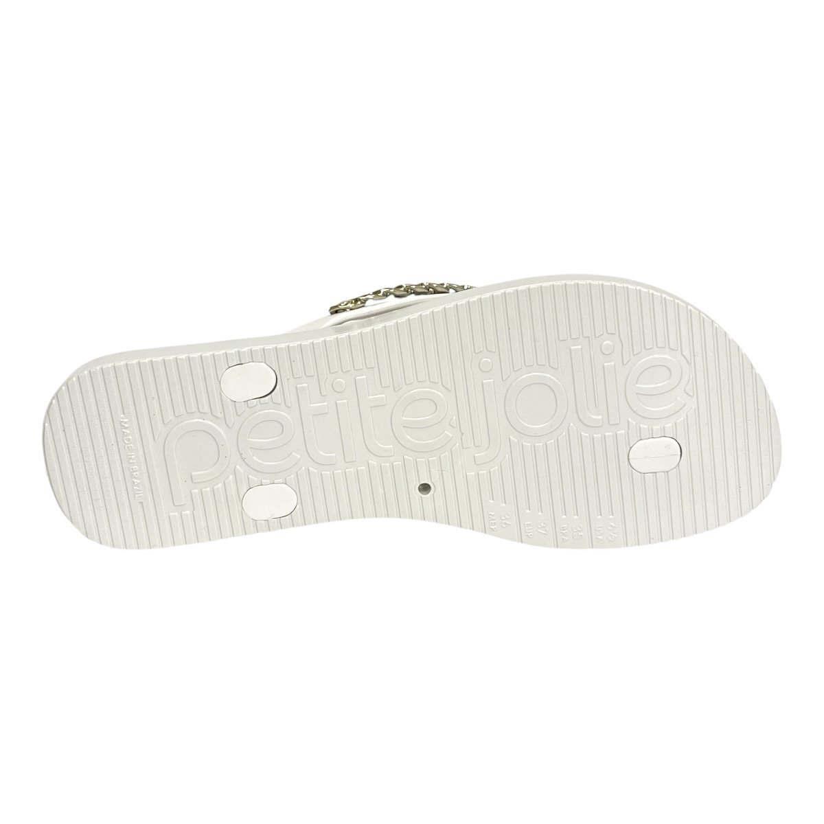 Chinelo Petite Jolie Fresh Correntes PJ7122 Branco  Branco 4
