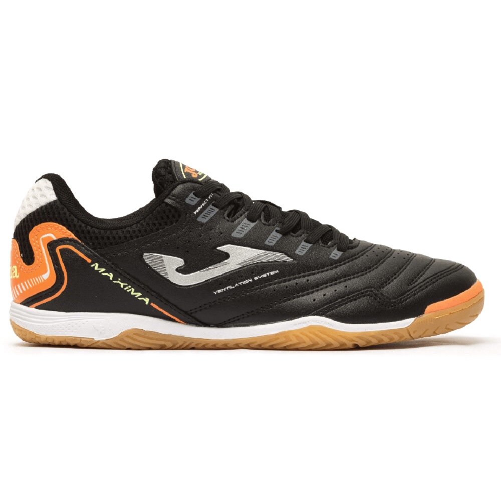 Chuteira Joma Futsal Maxima MAXS2301IN Preto/Laranja Preto 1