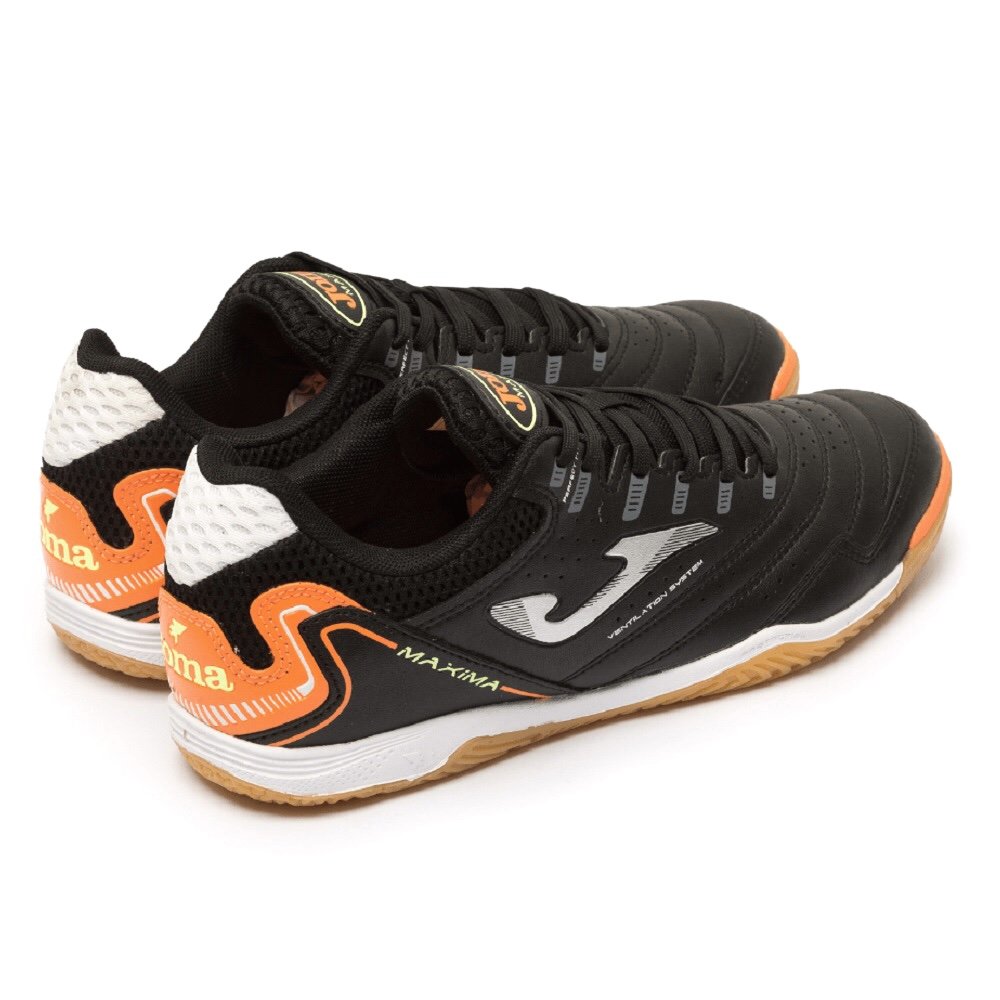 Chuteira Joma Futsal Maxima MAXS2301IN Preto/Laranja Preto 4