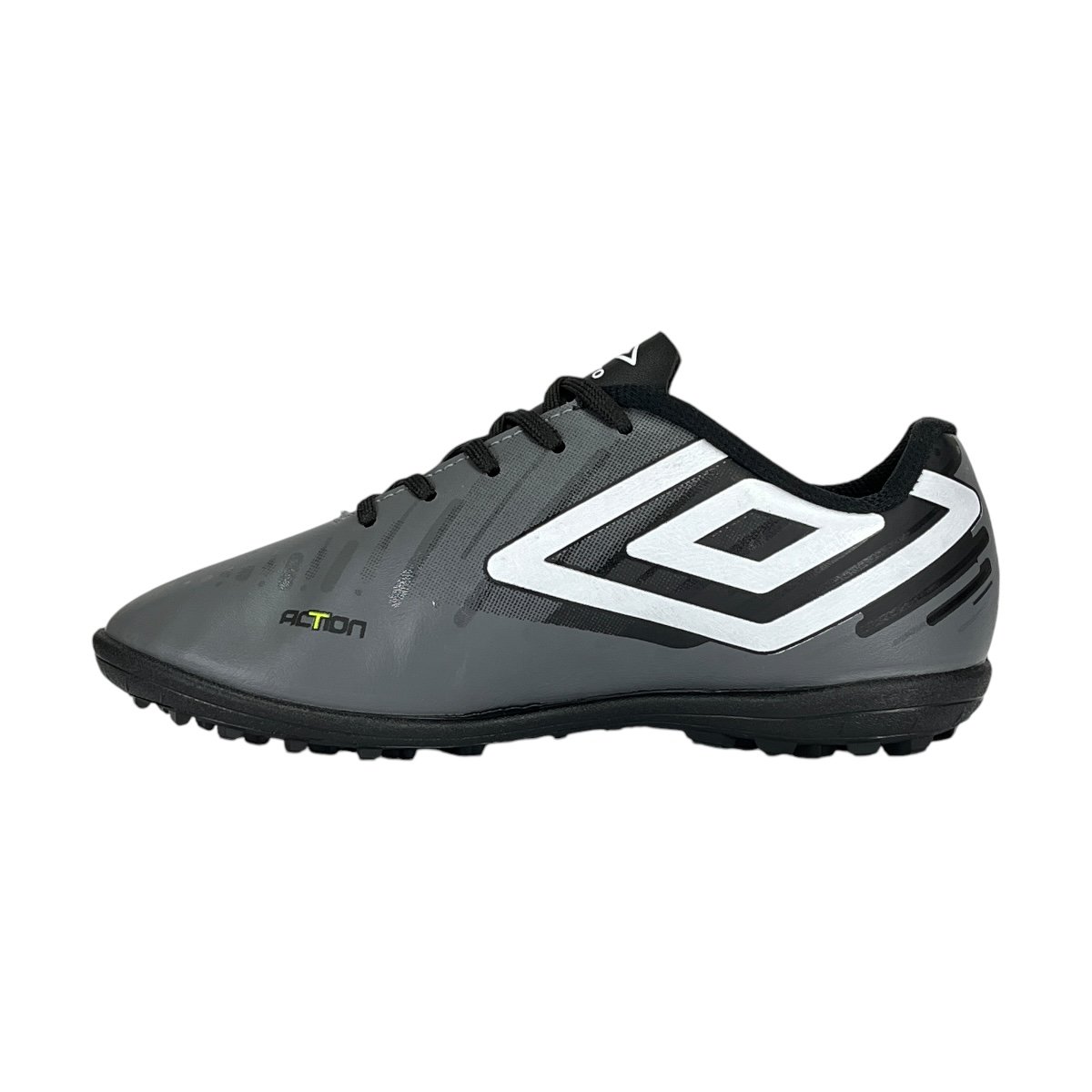 Chuteira Umbro Society Action JR U07FB00286 Grafite/Preto Cinza 3