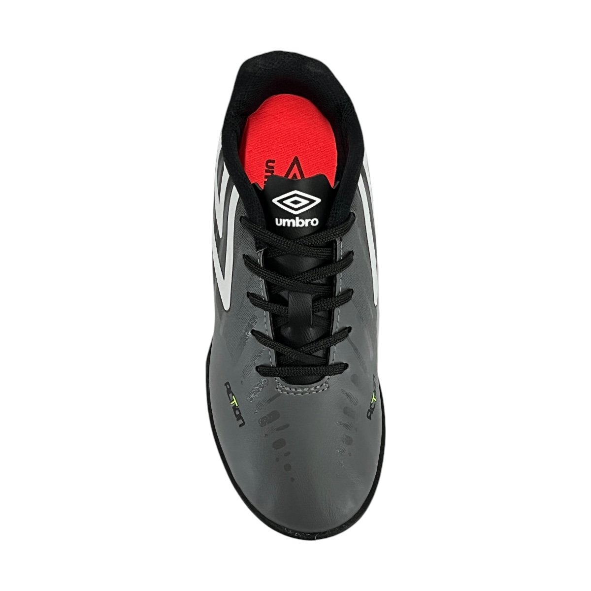 Chuteira Umbro Society Action JR U07FB00286 Grafite/Preto Cinza 4