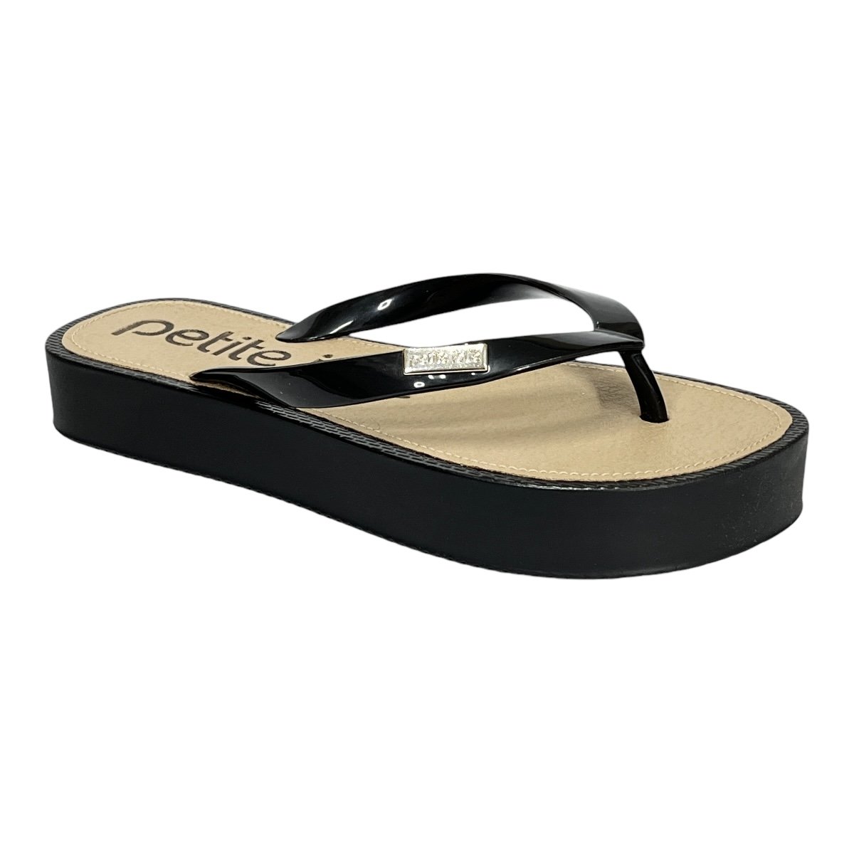 Chinelo Petite Jolie Fresh Up Preto PJ7221 Preto Preto 2