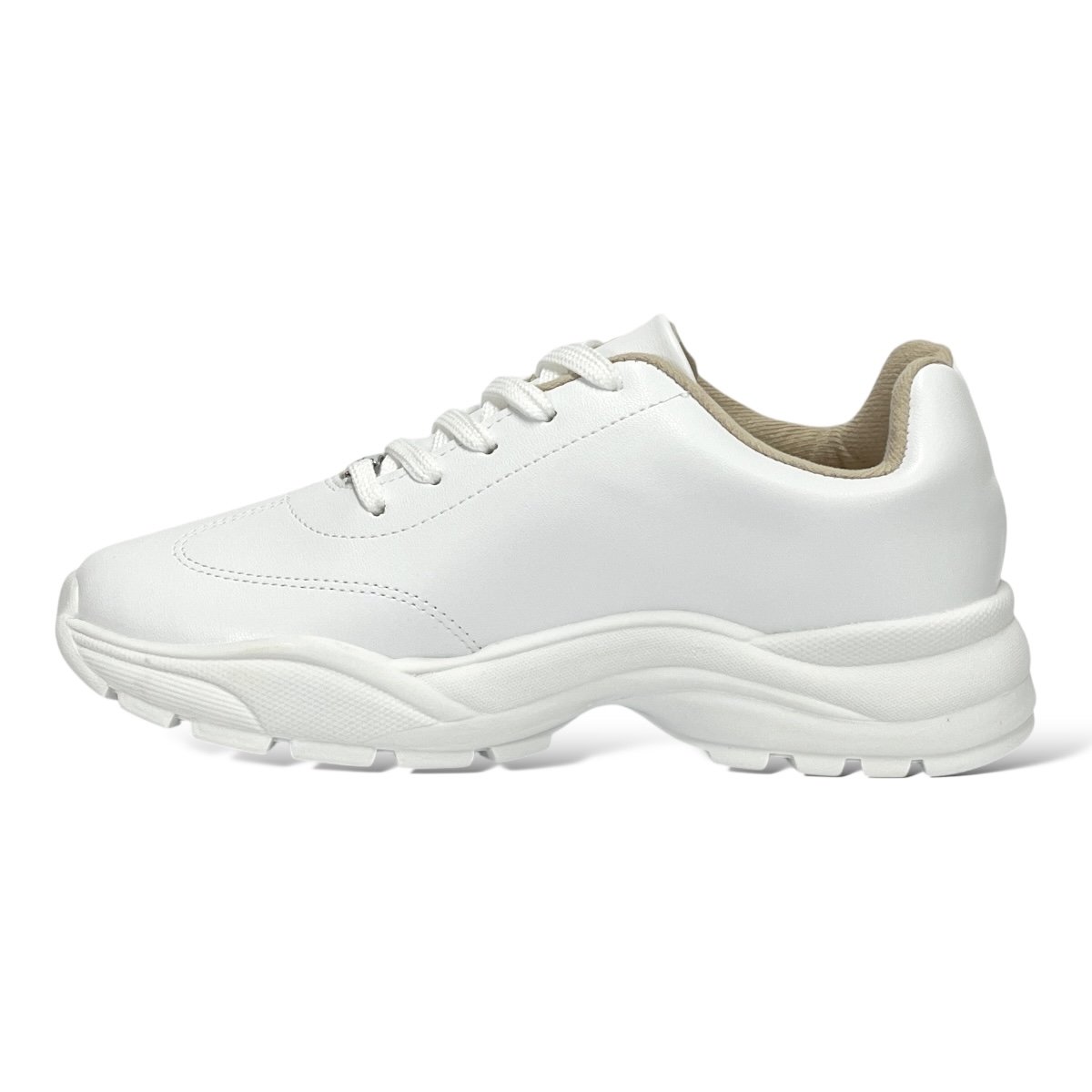 Tênis Moleca Sneaker Casual Feminino 5812.100 Branco Branco 3