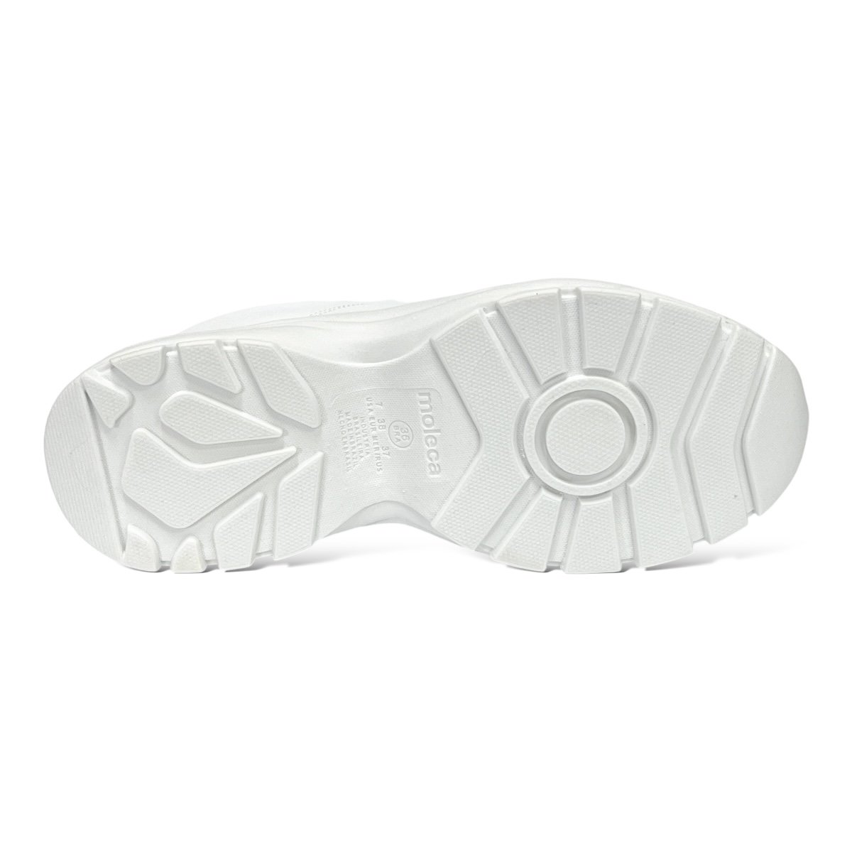 Tênis Moleca Sneaker Casual Feminino 5812.100 Branco Branco 6