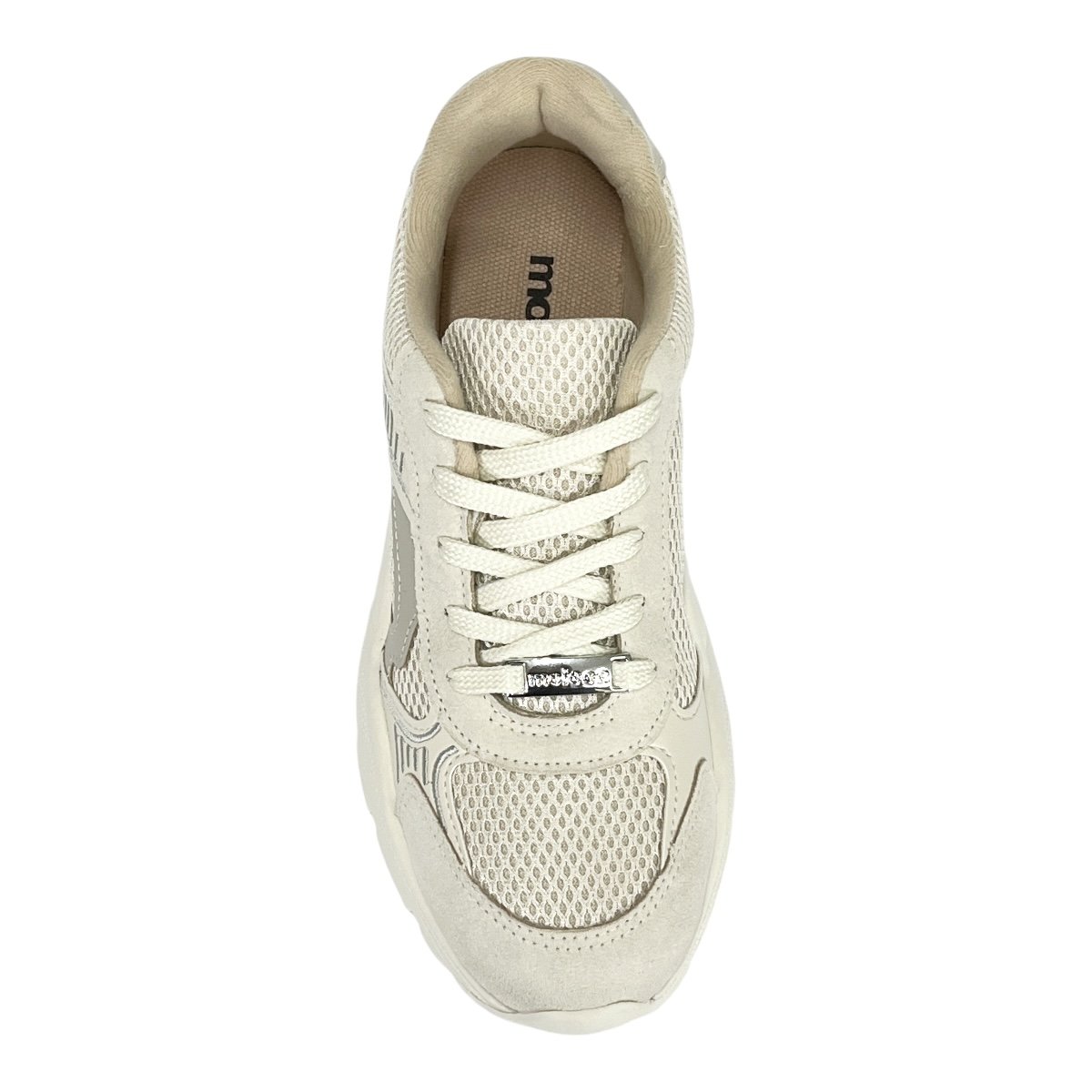 Tênis Moleca Sneaker Casual Feminino 5812.102 Off White Branco 4