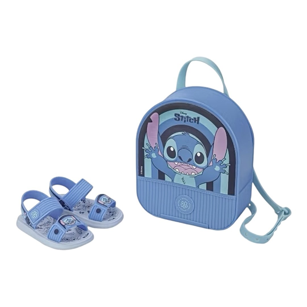 Sandália Disney Mochila 23078 Azul Claro