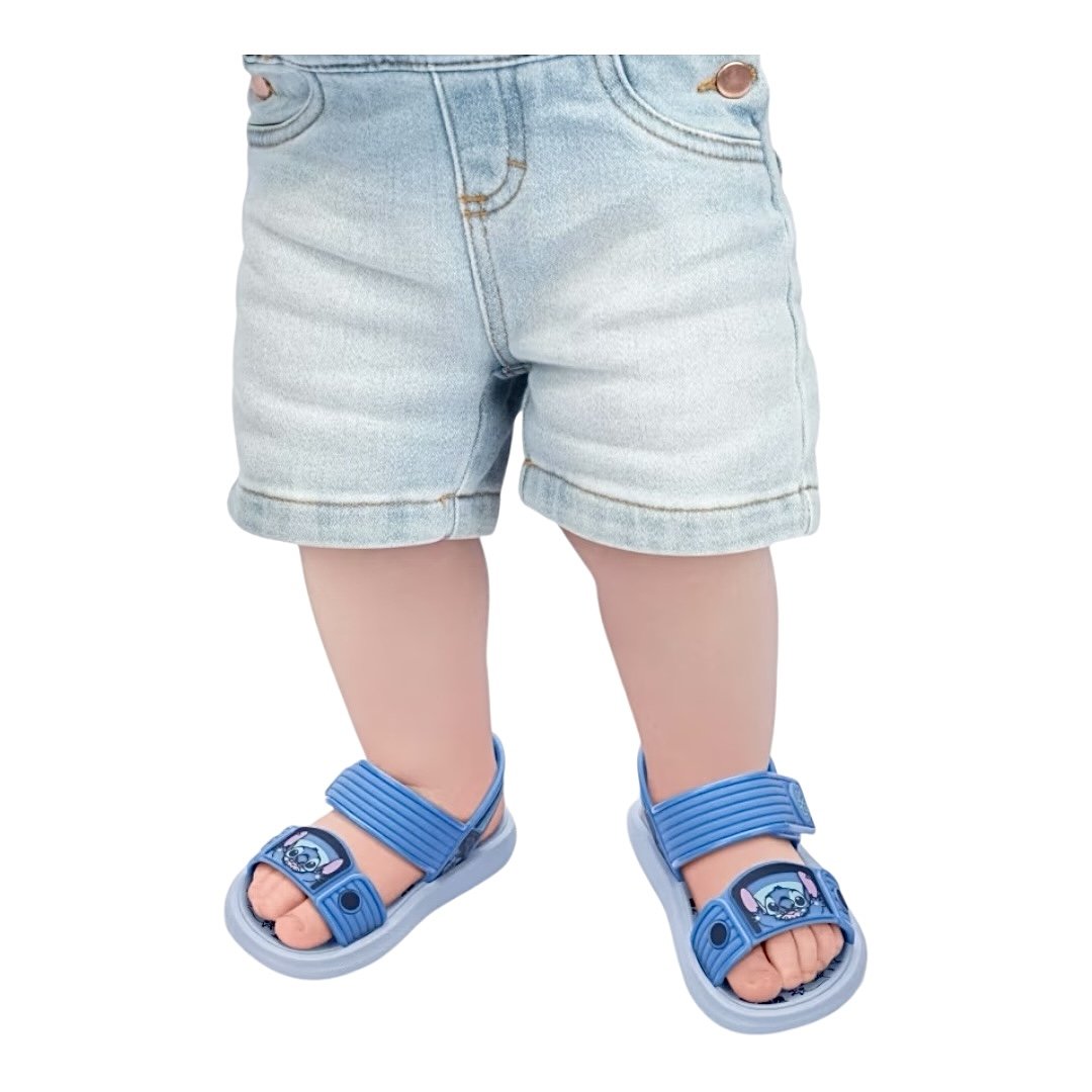 Sandália Disney Mochila 23078 Azul Claro Azul Claro 5