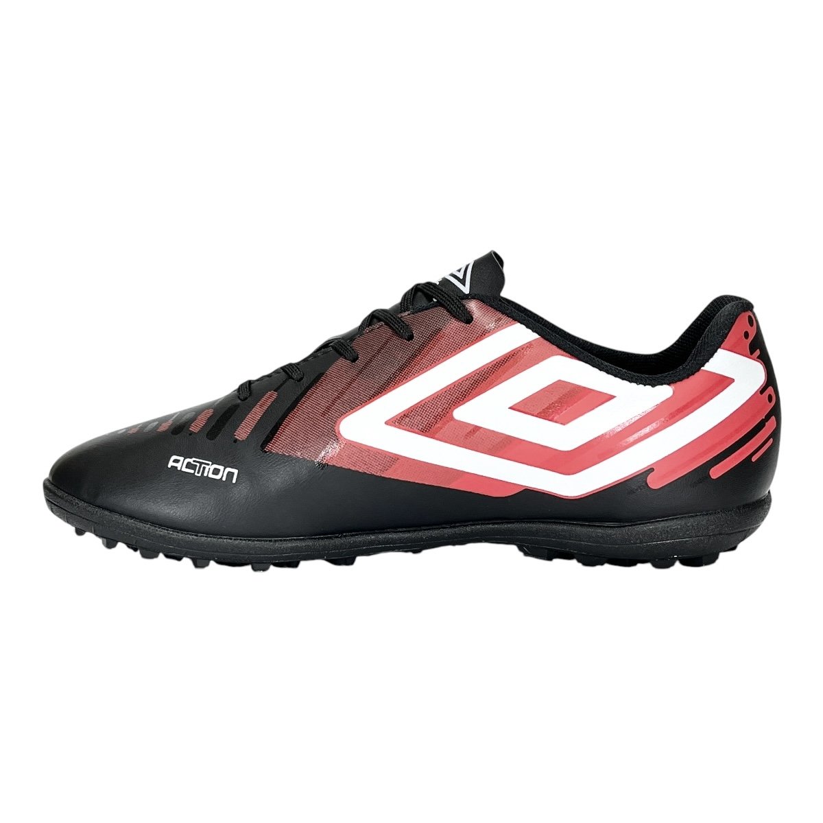 Chuteira Umbro Society Action U01FB00249 Preto/Vermelho Preto/Vermelho 3