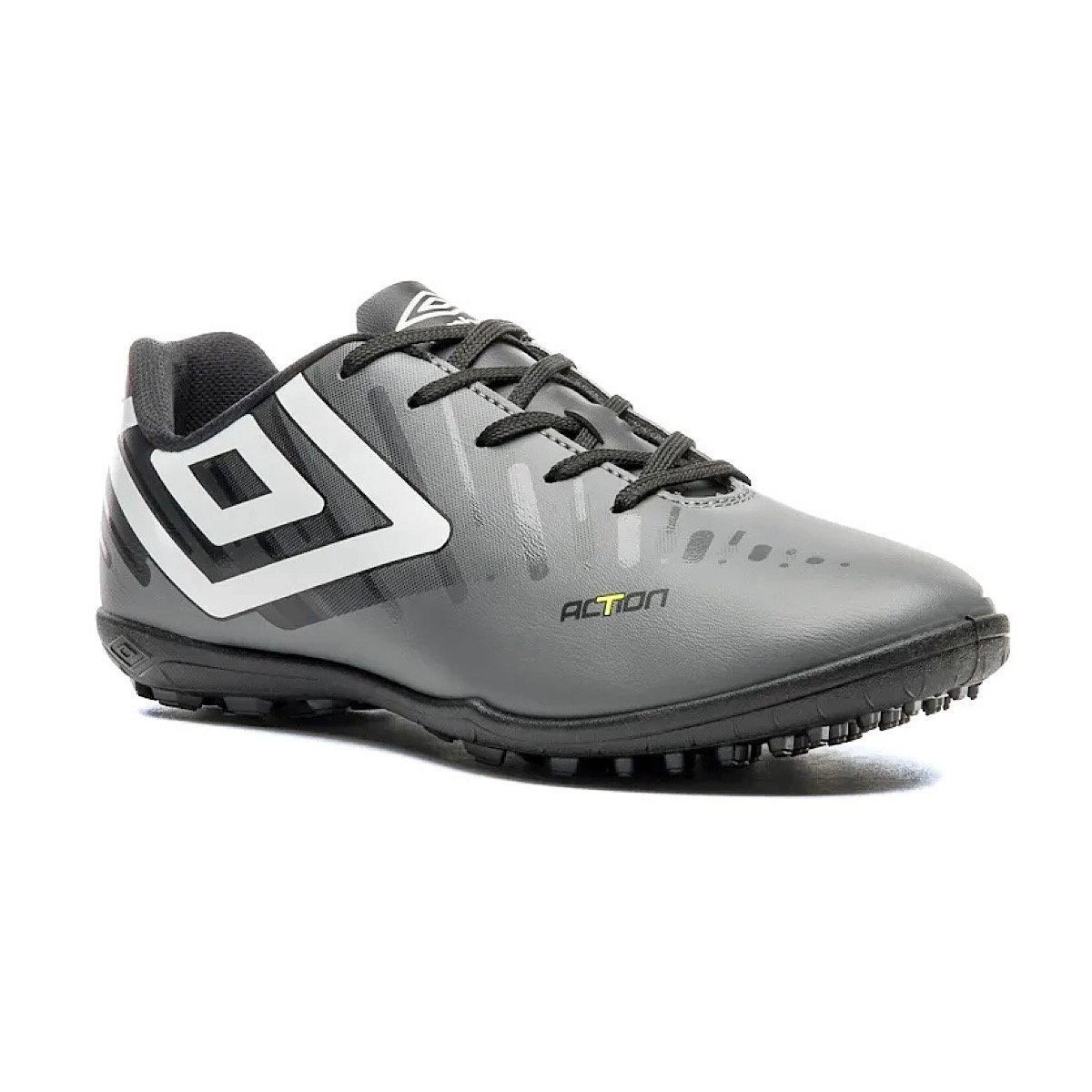 Chuteira Umbro Society Action U01FB00249 Grafite/Preto Cinza/Preto 2