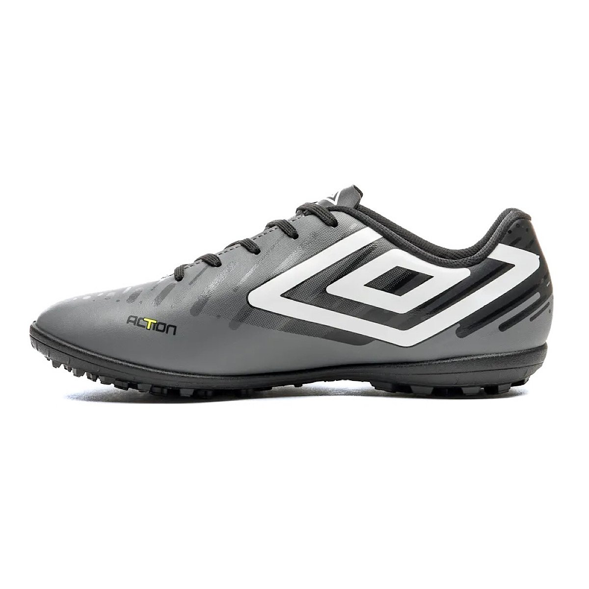 Chuteira Umbro Society Action U01FB00249 Grafite/Preto Cinza/Preto 3